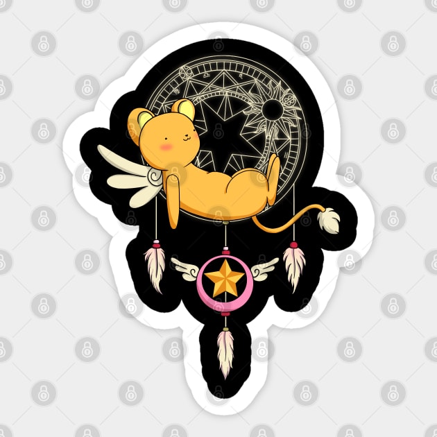 Kero-chan dream catcher Sticker by Adelaidelia